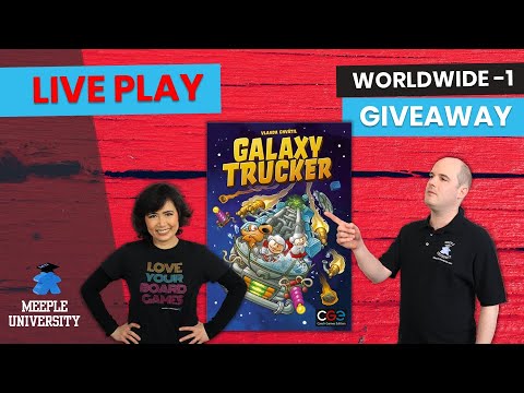 Galaxy Trucker Board Game (2021 Edition) -  LIVE Playthrough & Worldwide (minus Brazil) Giveaway