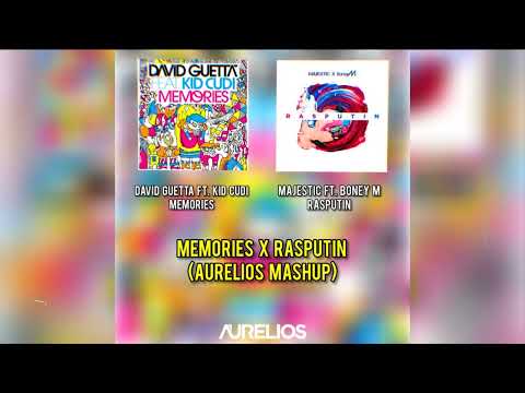 David Guetta ft. Kid Cudi vs. Majestic X Boney M - Memories X Rasputin (Aurelios Mashup)