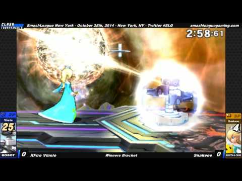 SmashLeague NY - XFire Vinnie vs Snakeee - Smash 3DS