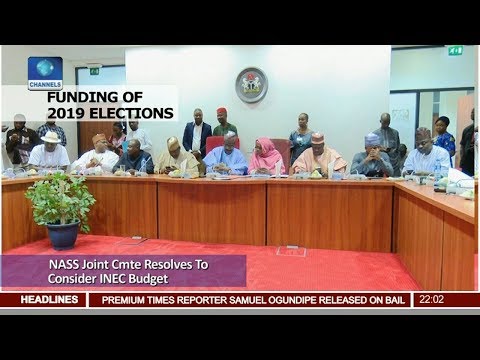NASS Joint Cmte Resolves To Consider INEC Budget 17/08/18 Pt.1 |News@10|