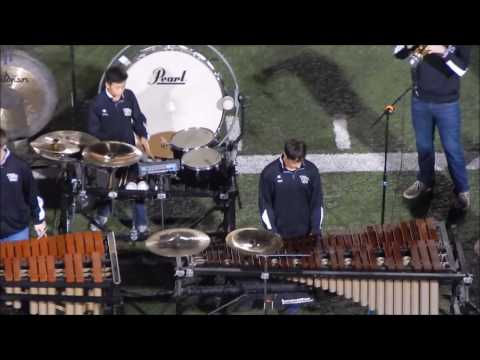 Vista Ridge Percussion Show (with close ups) 11-10-16 @ Heroes Stadium in San Antonio