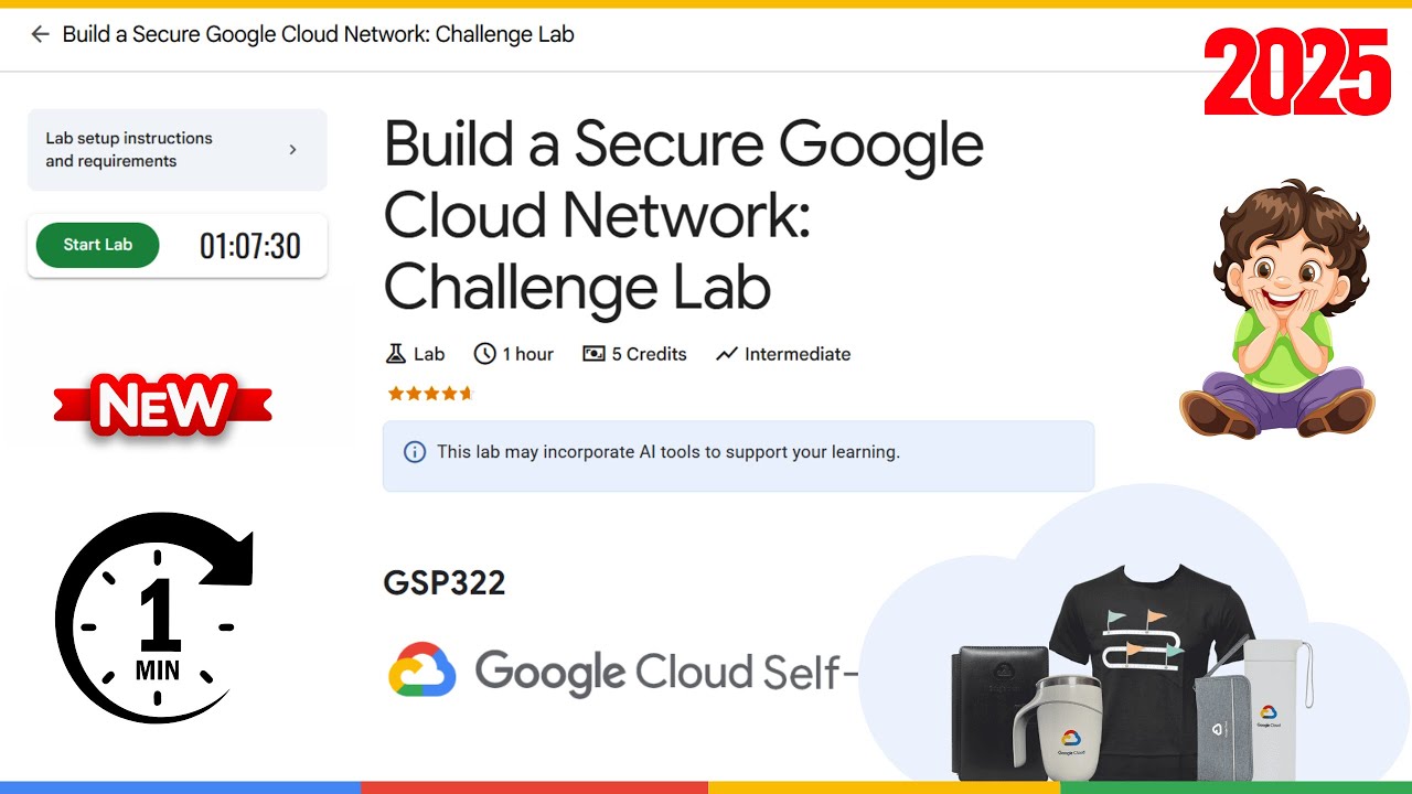 Build a Secure Google Cloud Network: Challenge Lab | GSP322