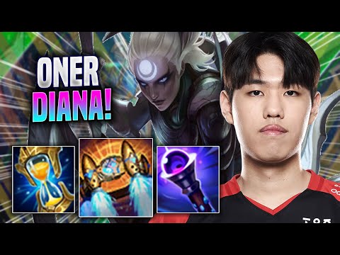 ONER IS SO CLEAN WITH DIANA! - T1 Oner Plays Diana JUNGLE vs Wukong! | Season 2022