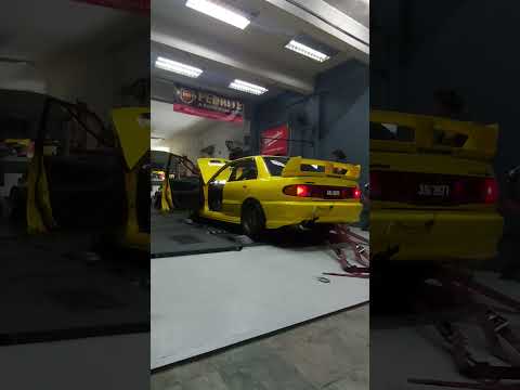 4g63 | awd | PPG dog Box | straight cut gear | dyno pulls #4g63 #turbo #malaysia