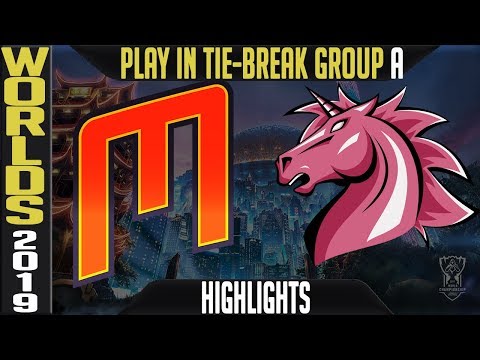 MMM vs UOL Highlights | Worlds 2019 Play In Day 3 Group A TIE BREAKER | Mammoth vs Unicorns of Love