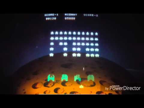 Space Invaders Deluxe, and the Original, On the Same Board And Machine.