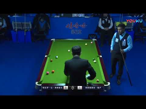 Hoarau Jean Francois (REU) VS Frederic Gloux (FRA) - Overseas - 2018 World Chinese 8 Ball Masters