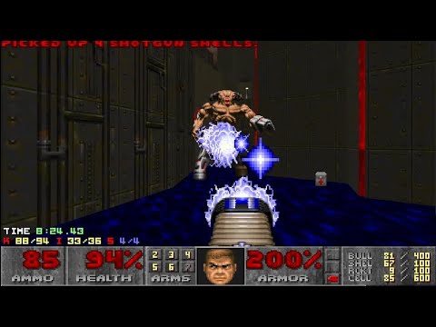 Doom II: "One Humanity" [New John Romero's Map] - 100% Kills & Secrets