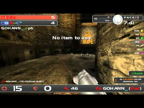 FACEIT TV - CA 3v3 Road to Quakecon Finale - (zE vs. faces - GRANDFINAL)