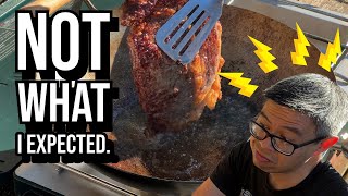 I RUINED THESE STEAKS - Wok Fried Steak Experiment