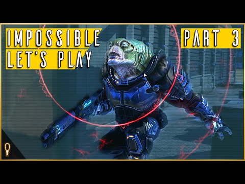 AXIOM GETS THE TONGUE || XCOM Chimera Squad Impossible Let's Play Part 3