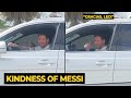 Humble MESSI greeted his fans from Cordoba at traffic light in Miami | Football News Today