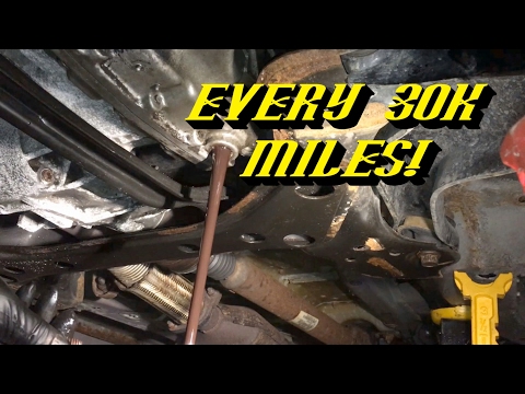 Ford CD4E 4 Speed Transmission: Fluid Change Procedure