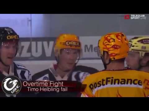 HD HCFB   GSHC Overtime Fight : Bezina vs Helbling