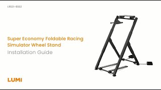 Super Economy Foldable Racing Simulator Wheel Stands | LRS21-BS02 | LUMI