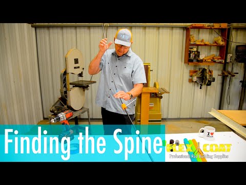 Flex Coat Rod Building - Finding the Spine of a Rod Blank