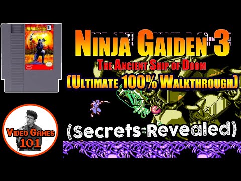 Ninja Gaiden 3 NES Walkthrough | 100% Guide | Video Games 101