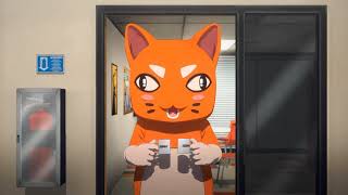 Dispatch Episodes 8 SDN Cat Mascot Coffee Opening. #adhocstudio #dispatch #dispatchgame