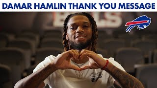 Special Thank You Message From Damar Hamlin