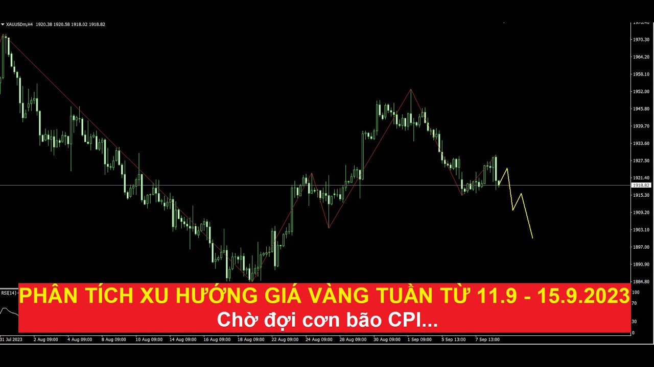 Video phân tích xu hướng giá vàng tuần từ 12.9 - 15.9.2023