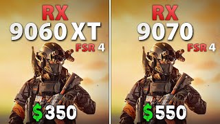 RX 9060 XT vs RX 9070 - FSR 4 | Test in 11 Games, 1440p