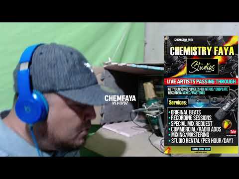 Belizean Artist, Mc Morales In ChemFaya Studioz On The 6 O'Clock Riddim.