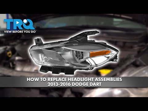 How to Replace Headlight Assemblies 2013-2016 Dodge Dart