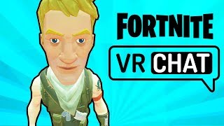 Finding people to play Fortnite with on VR Chat.. (Gone wrong)