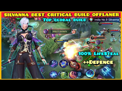 SILVANNA BEST CRITICAL BUILD OFFLANER | Silvanna Best Build 2022 | Build Silvanna Boo Daynimo ~ MLBB