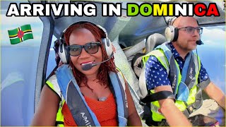 Finally ! Arriving In Roseau Dominica 🇩🇲 Flying a Plane . Here’s What Happened !
