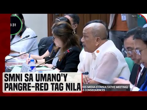 SMNI sa umano'y pangre-red tag nila sa Makabayan Bloc