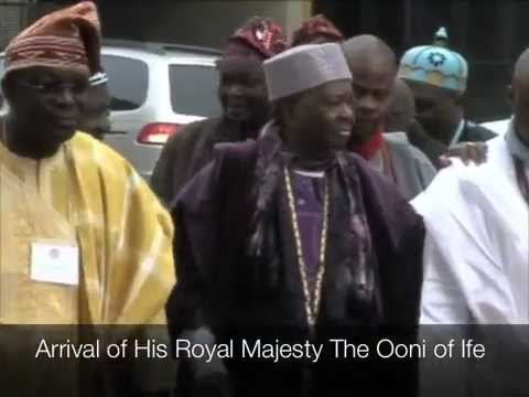Bata drumming for His Imperial Majesty the Ọọ̀ni of Ilé-Ifè̀, Nigeria