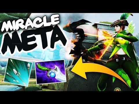Miracle- Creating a New Meta with Windranger?! Diffusal Blade + Focus Fire Ultimate Combo - Dota 2