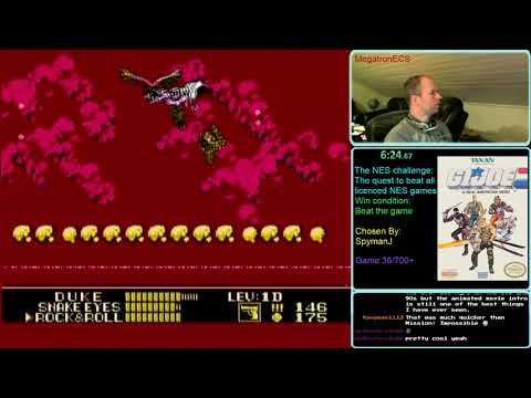 NES Challenge: Game #36: G.I. Joe: A Real American Hero(part 1)