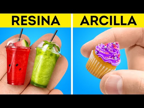 Resina Epoxi VS. Arcilla Polimérica || Impresionantes joyas de bricolaje y artesanías lindas