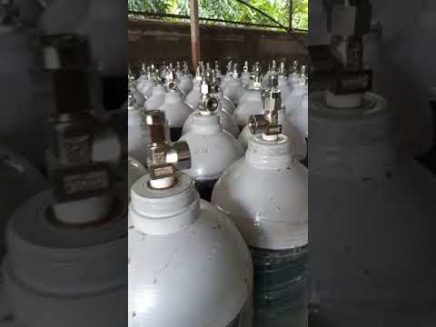 Indian 150kg d-type (46.7 litre) medical oxygen gas, working...