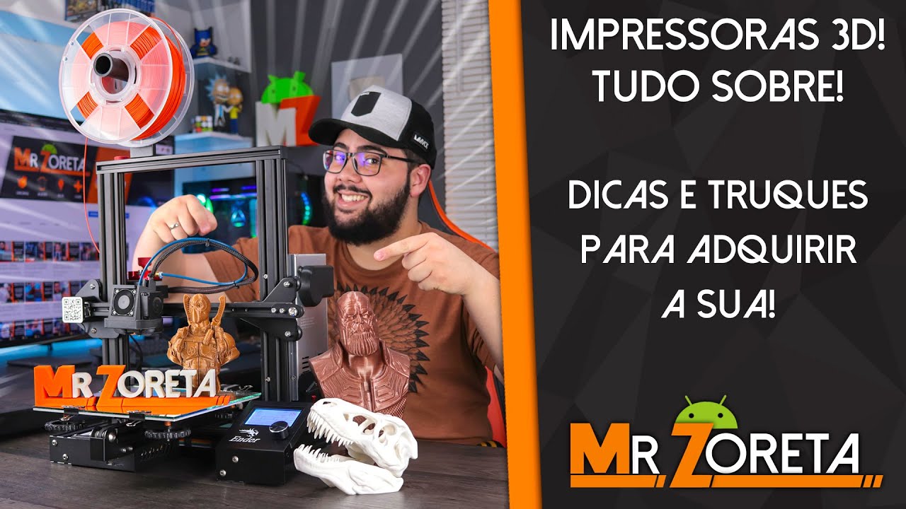 IMPRESSORAS 3D! Entenda tudo sobre! Qual comprar? Como funciona? Tutorial Explicativo!