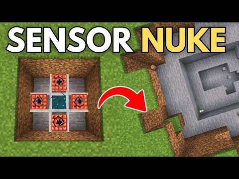 Unleash Chaos: Instant Sensor Nuke in Minecraft