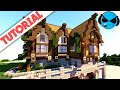 Minecraft: How To Build A Large Medieval House/Library