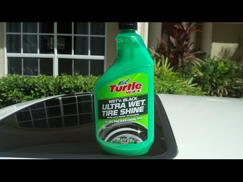 Turtle Wax Wet'n Black Ultra Wet Tire Shine Review and Test Results.