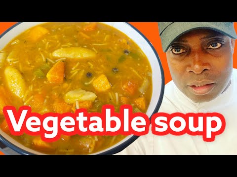 Vegetable soup! How to make the world best vegetable soup! #JamaicaChef ChefRicardoCooking!!!