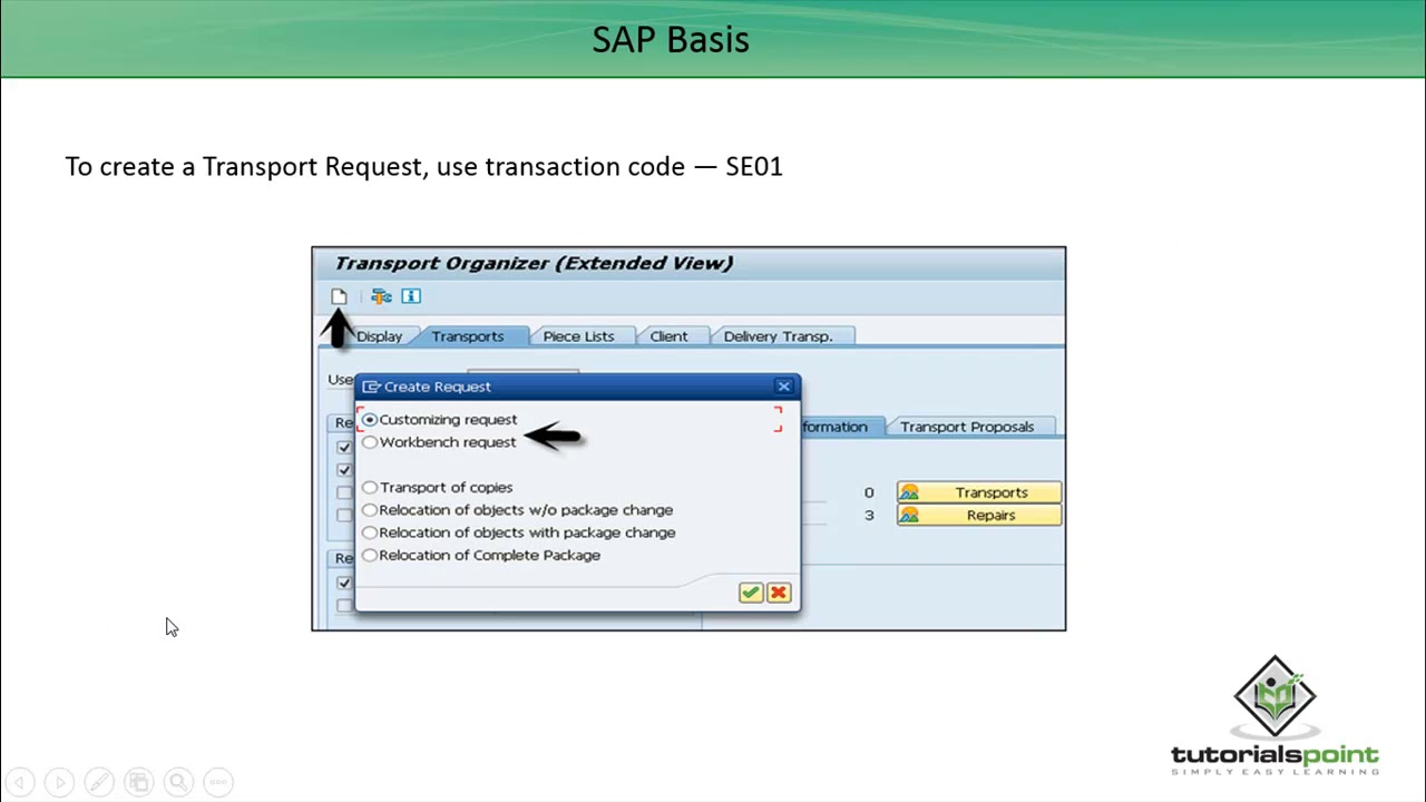 SAP Basis - Transport Requests