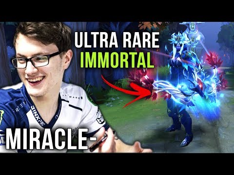Miracle- Drow Ranger FIRST TIME EPIC NEW ULTRA RARE TI9 IMMORTAL Reaper's Wreath - Crazy Comeback!