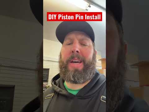 DIY PISTON PIN INSTALL