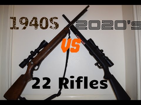 Old VS New 22 Rifles: Wards Western Field and Savage Mark II