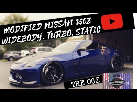 Nissan 350z turbo widebody riding static slammed Import Alliance HD 1080p