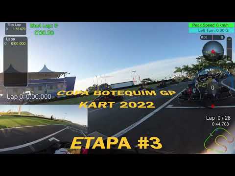 COPA BOTEQUIM GP KART 2022 - ETAPA 3 - #BATERIA LÍDERES A1 - BETO CARRERO - PENHA /SC (23/04/22)