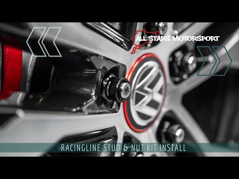 Racingline stud and nut conversion kit install