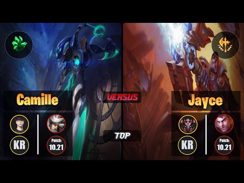 Roach CAMILLE (Top) [Grasp of the Undying] VS JAYCE - Grandmaster KR Patch 10.21