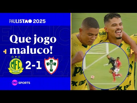 GOL CONTRA BIZARRO, FALHA DO MURALHA E ASSISTÊNCIA DO KINGNALDO! MIRASSOL 2 X 1 PORTUGUESA